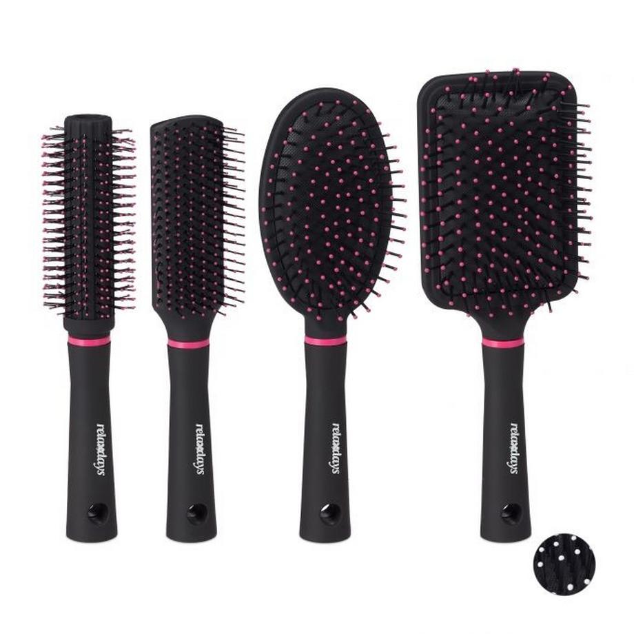 Brosse à cheveux - lot de 4