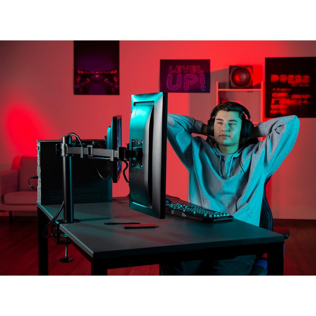 hama  Monitorhalterung, 2 Monitore 