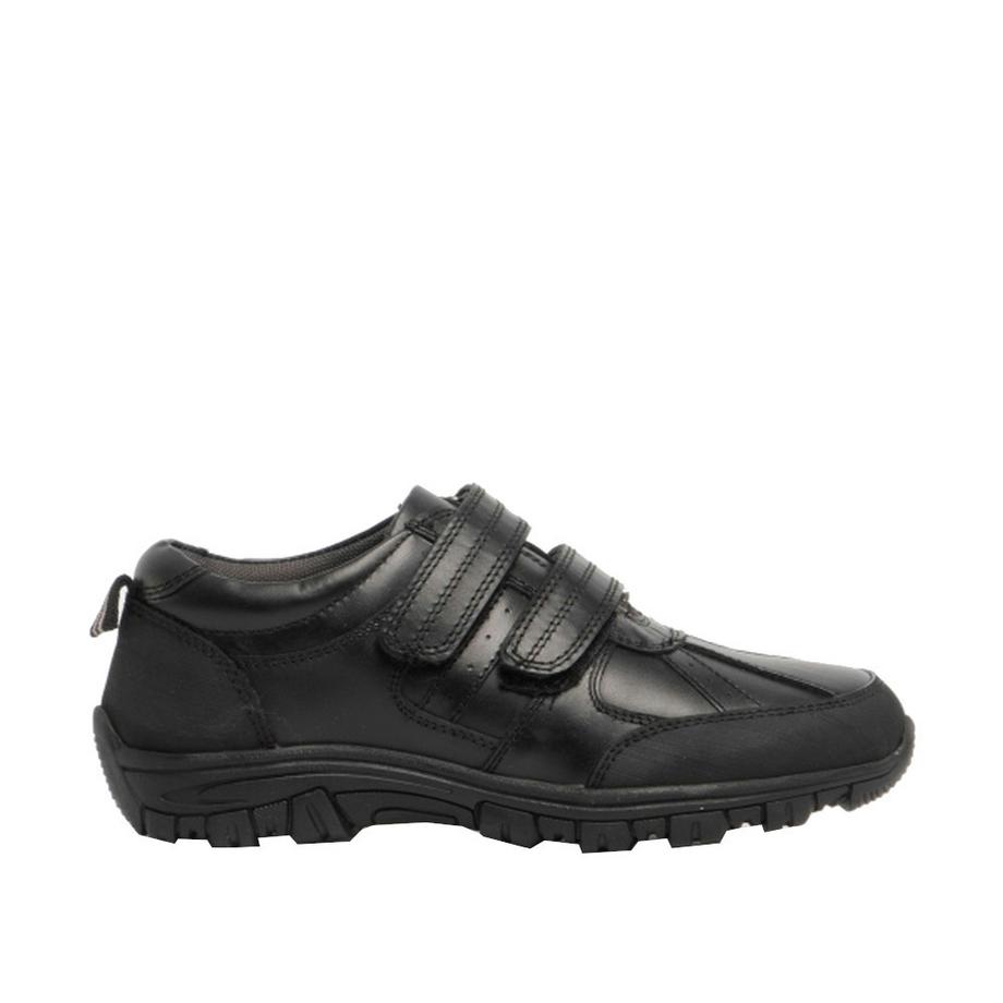 Roamers Chaussures en Cuir avec Fermeture Velcro  