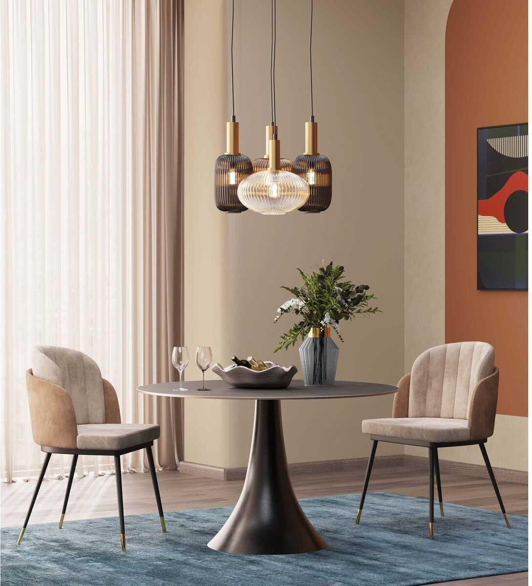 KARE Design Hängeleuchte Lobby Quattro rund 50  