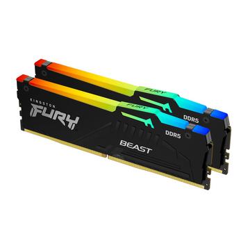 FURY Beast 64 Go 5600 MT/s DDR5 CL36 DIMM (Kits de 2) RGB EXPO
