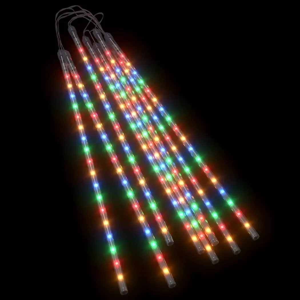vidaXL Guirlandes lumineuses 8 pcs 50 cm 288 LED coloré