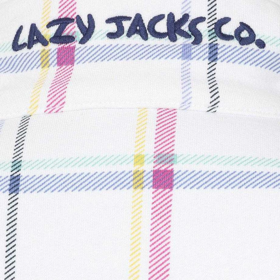 Lazy Jacks Sweatshirt Full Zip Kariert  