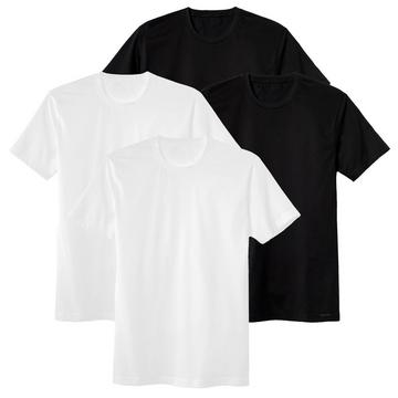 T-Shirt  4er Pack Figurbetont-MEN T-Shirt 2PACK Natural Benefit 100% cotton