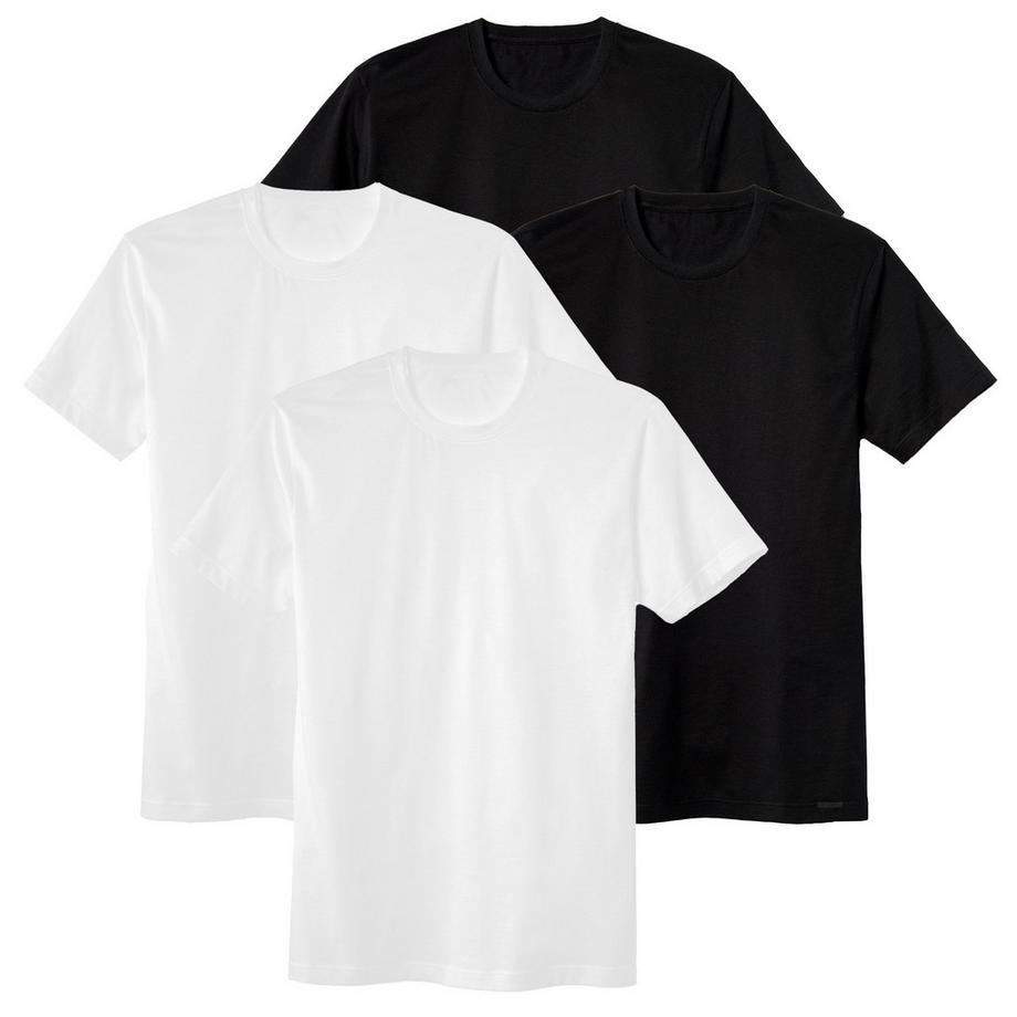 CALIDA  T-Shirt  4er Pack Figurbetont-MEN T-Shirt 2PACK Natural Benefit 100% cotton 