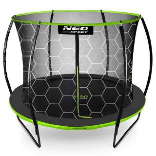 B2X Trampolino profilato per il giardino 8ft/252cm con rete protettiva interna Neo-Sport  