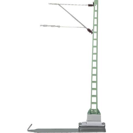 märklin  H0 Streckenmast H0  C-Gleis (mit Bettung), H0  K-Gleis (ohne Bettung) 5 St. 