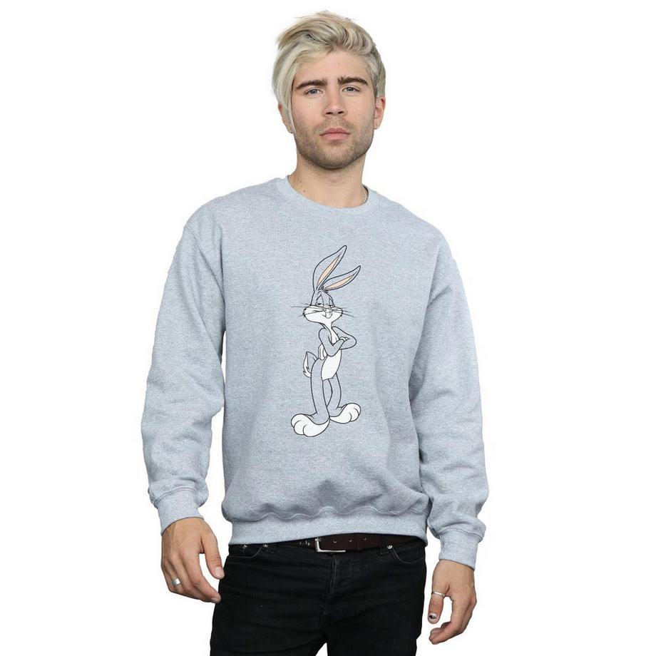 LOONEY TUNES Bugs Bunny Sweatshirt Col Rond  