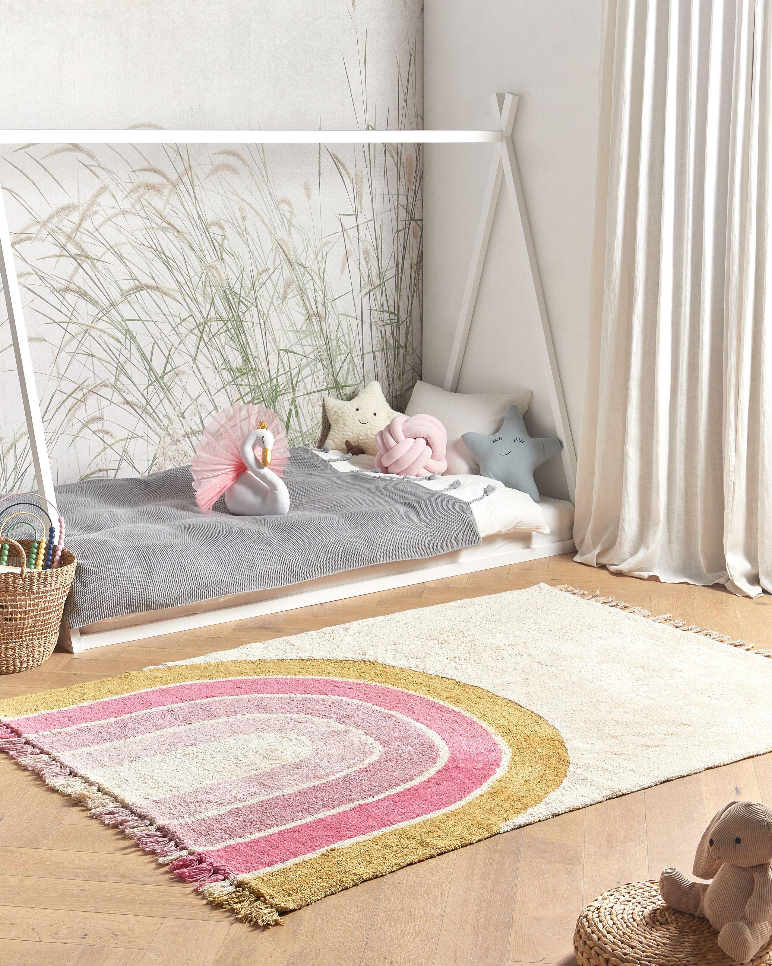 Beliani Tapis en Coton Boho TATARLI  