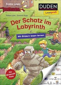 Duden Leseprofi - Mit Bildern lesen lernen: Der Schatz im Labyrinth Lenk, Fabian; Rupp, Dominik (Illustrationen) Couverture rigide 