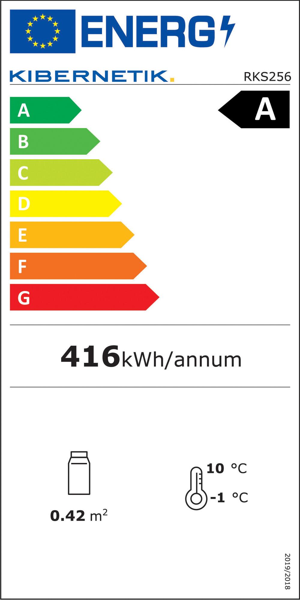 Kibernetik Réfrigérateur à boissons rétro RKS256 noir  