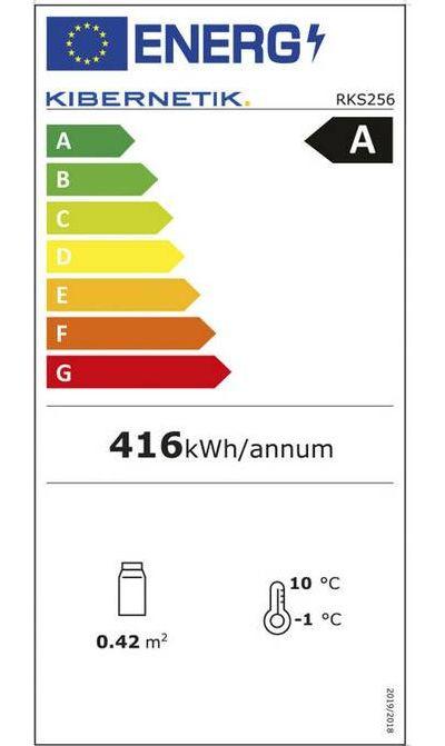 Kibernetik Réfrigérateur à boissons rétro RKS256 noir  