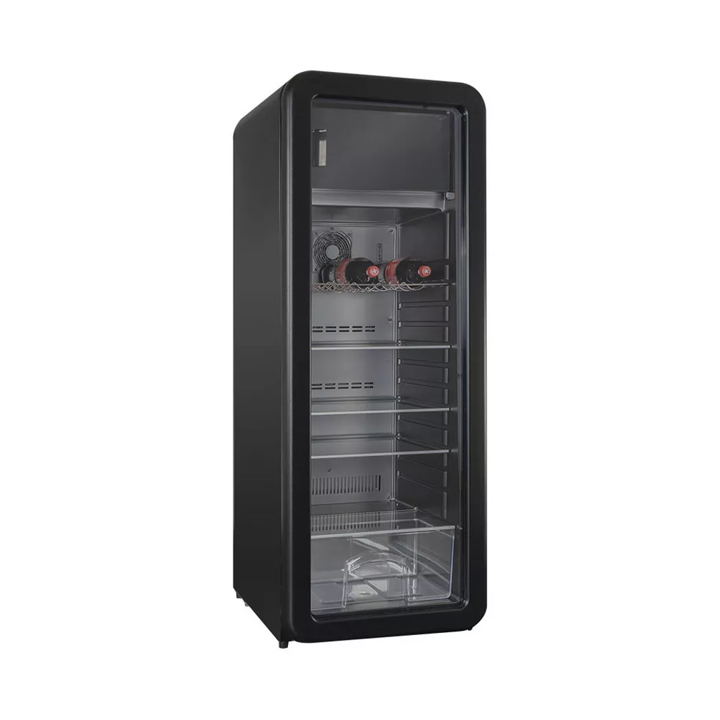 Kibernetik – Retro Getränkekühlschrank RKS256 schwarz, One Size
