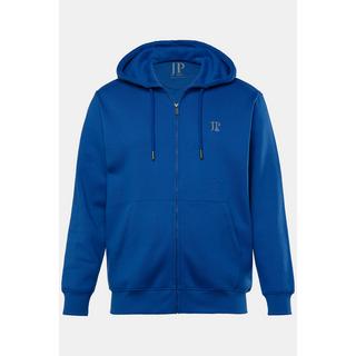 JP1880 Hoodiejacke mit Reissverschluss und Kängurutasche  