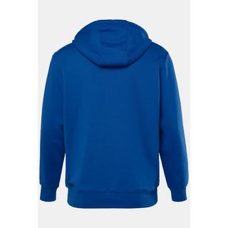 JP1880 Hoodiejacke mit Reissverschluss und Kängurutasche  