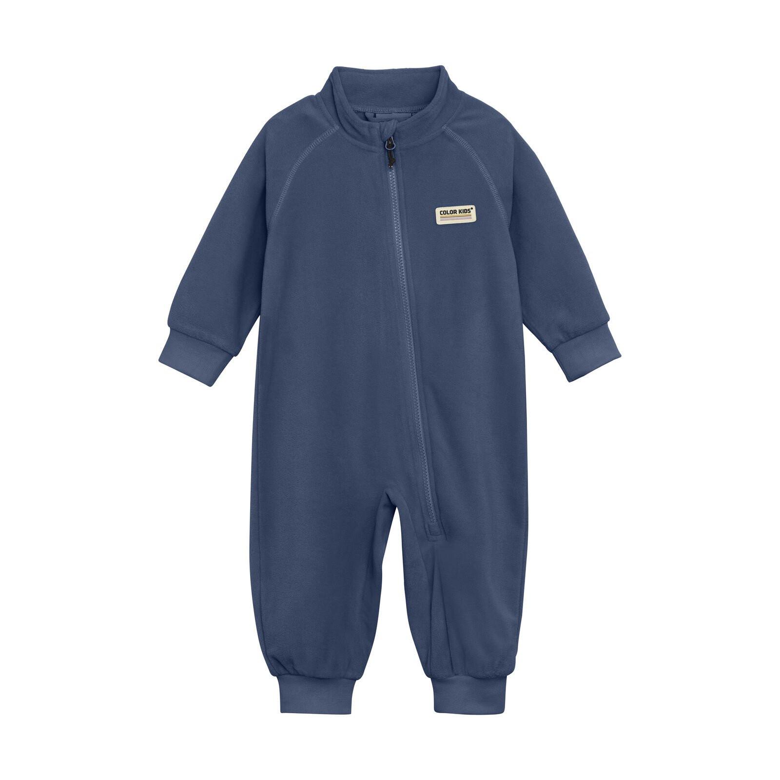 Color Kids  Baby Fleeceoverall vintag indigo 