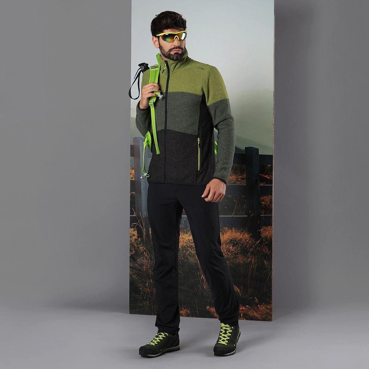 CMP Knit Tech Jacquard Fleecejacke  