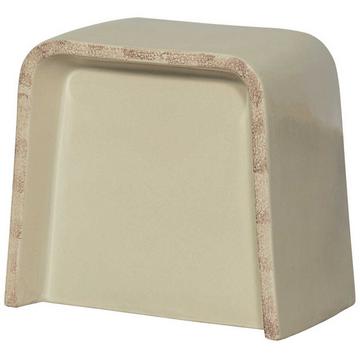 Table d&#039;appoint Shoal céramique cream