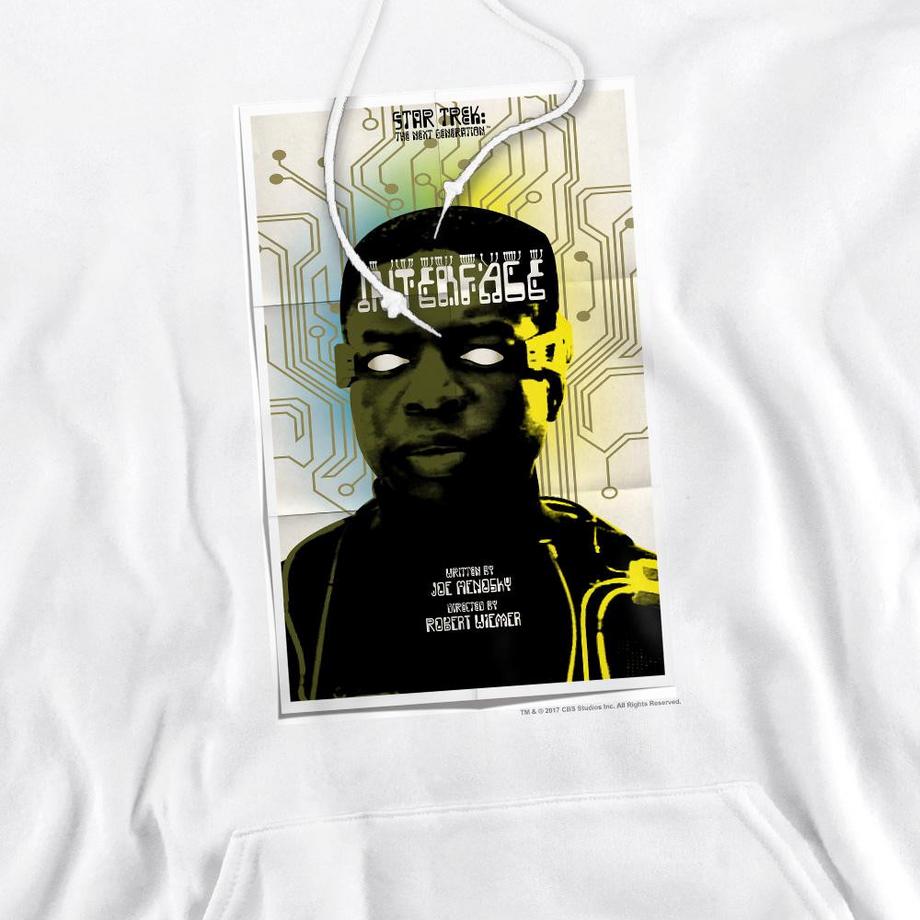 Star Trek The Next Generation Season 7 Episode 3 Felpa con cappuccio  