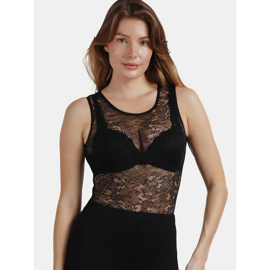 Admas Love Stories Ärmelloser Tüll-Body  