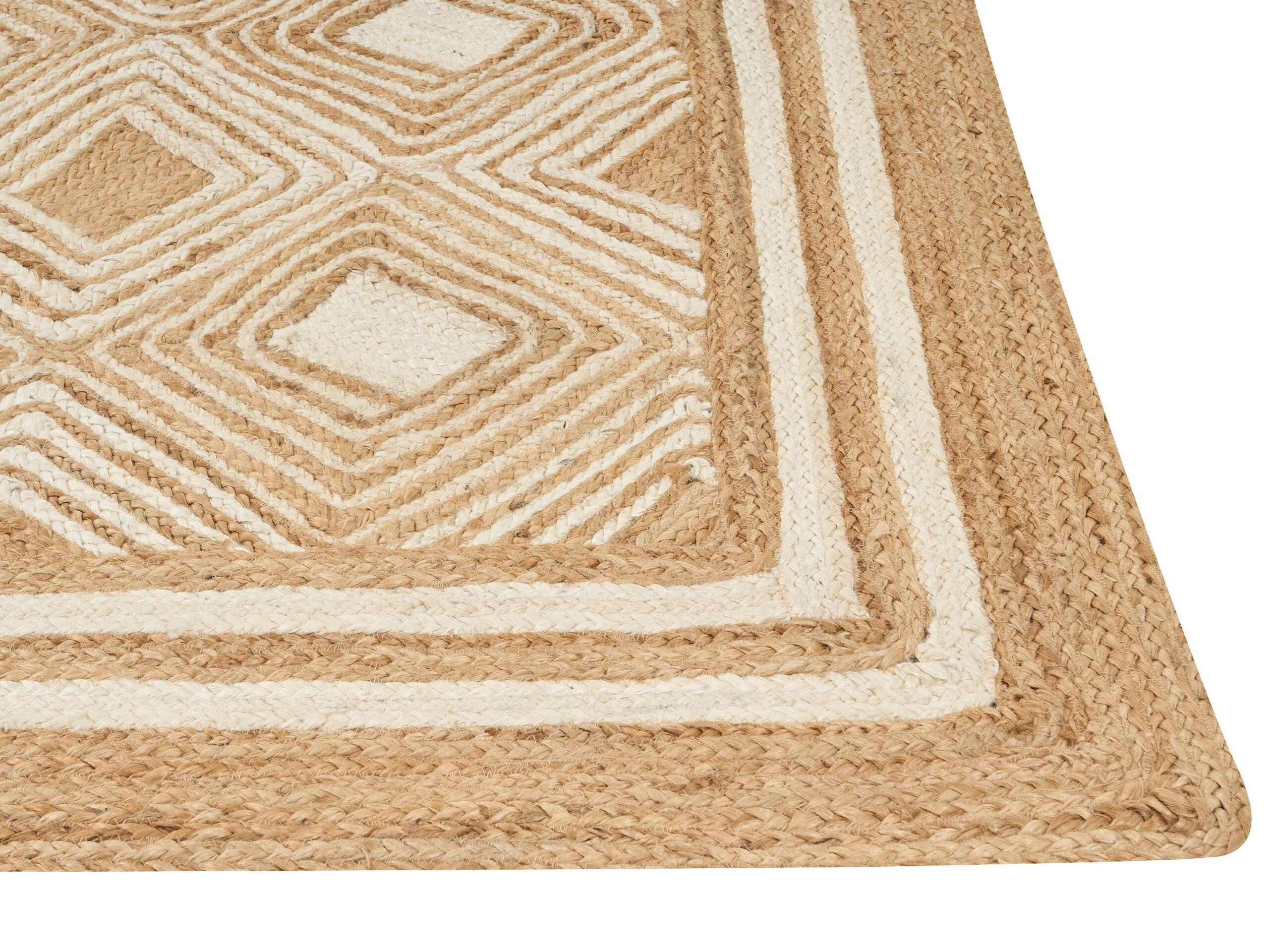 Beliani Tapis en Jute Boho MENGEN  