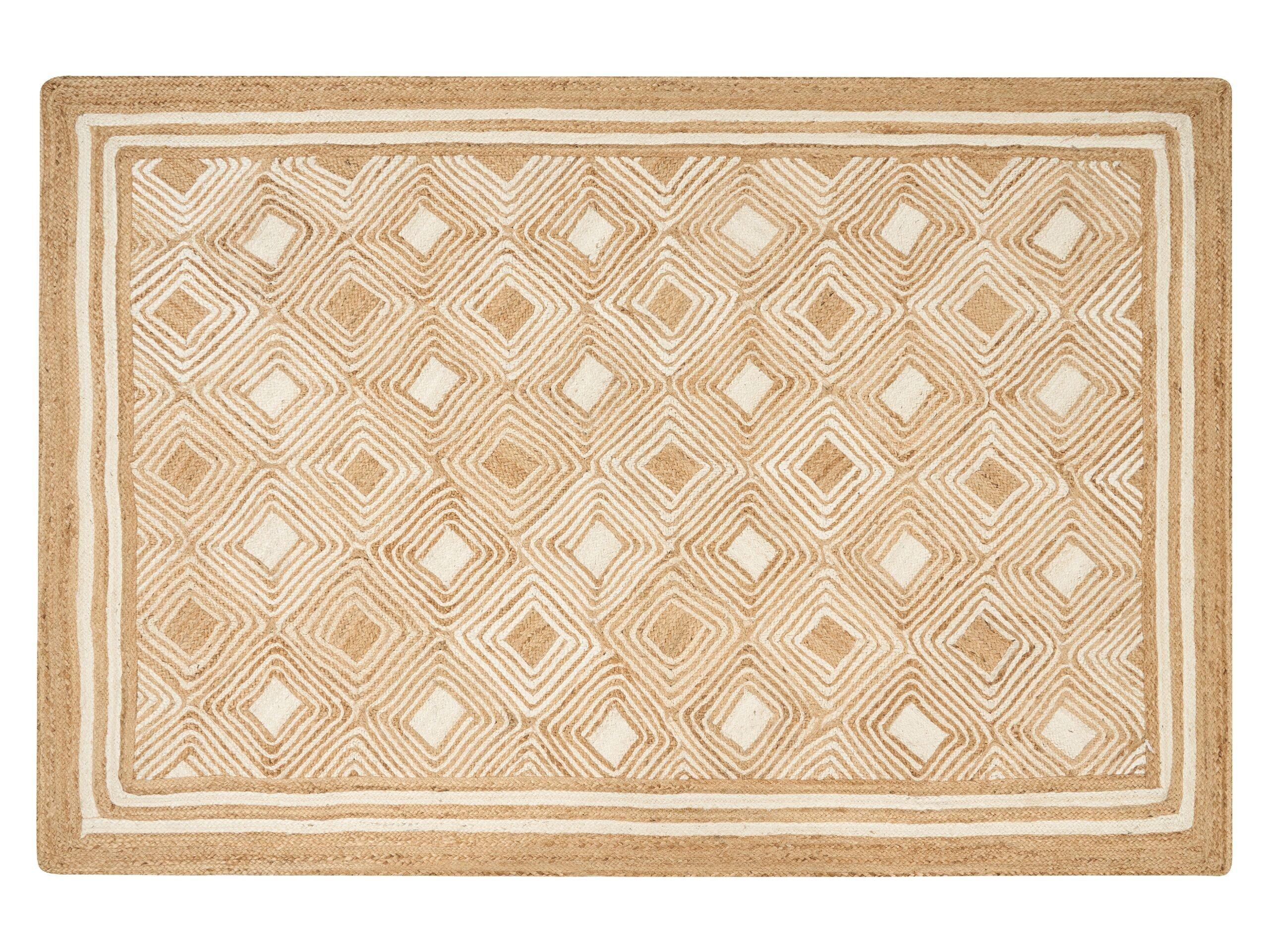 Beliani Tapis en Jute Boho MENGEN  