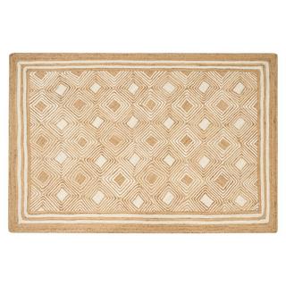 Beliani Tapis en Jute Boho MENGEN  