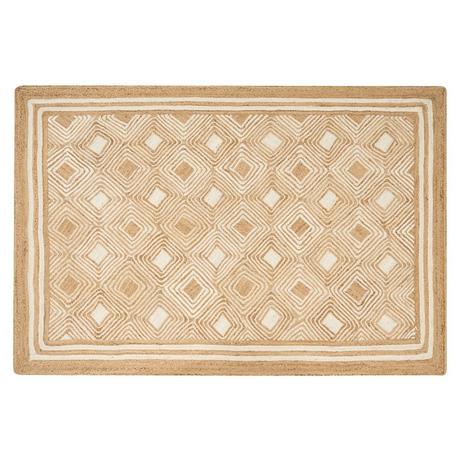 Beliani Tapis en Jute Boho MENGEN  