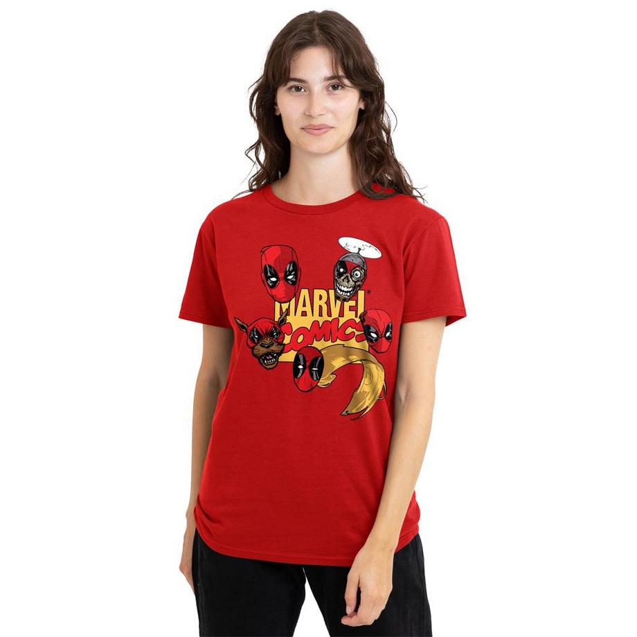 Deadpool Stampa Grafica Regular Fit T-Shirt  