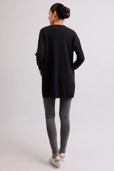 CASH-MERE.CH Kaschmir Long Cardigan  