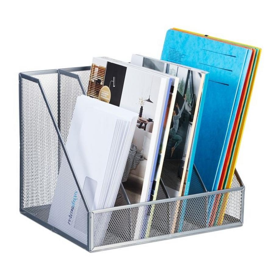 B2X Raccoglitore per riviste a 4 scomparti  