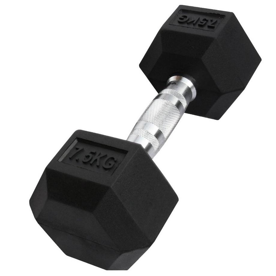 GladiatorFit  Sechseckige Hantel "Hex Dumbbell" aus Gummi GladiatorFit 