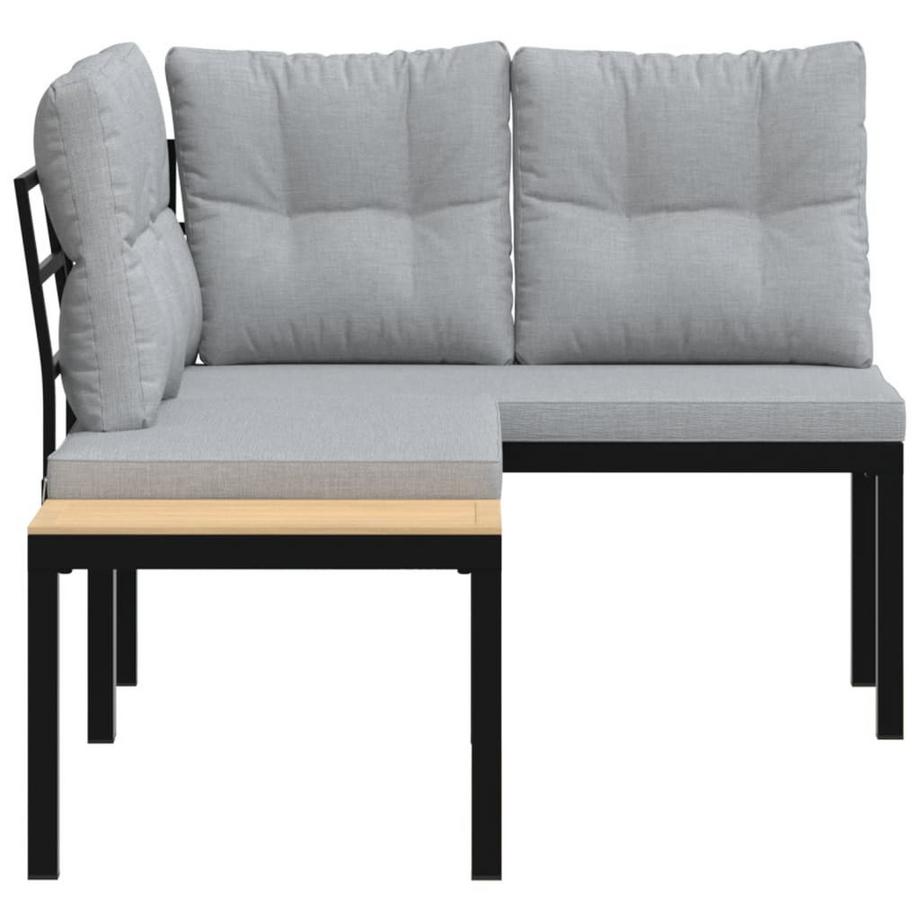 VidaXL Gartenbank stahl  