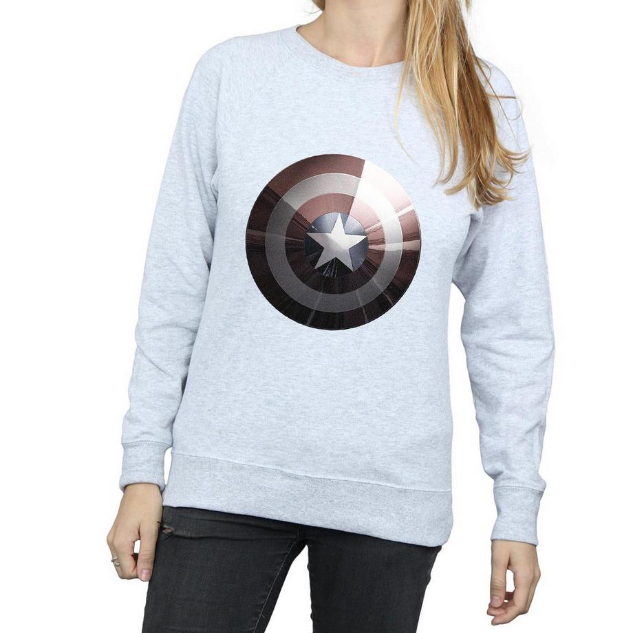 MARVEL Captain America Shield Felpa Stampata  
