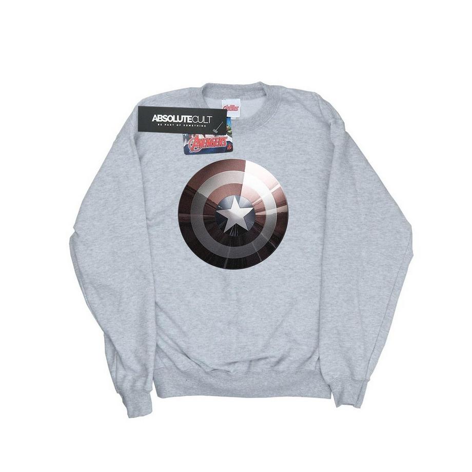 MARVEL Captain America Shield Felpa Stampata  