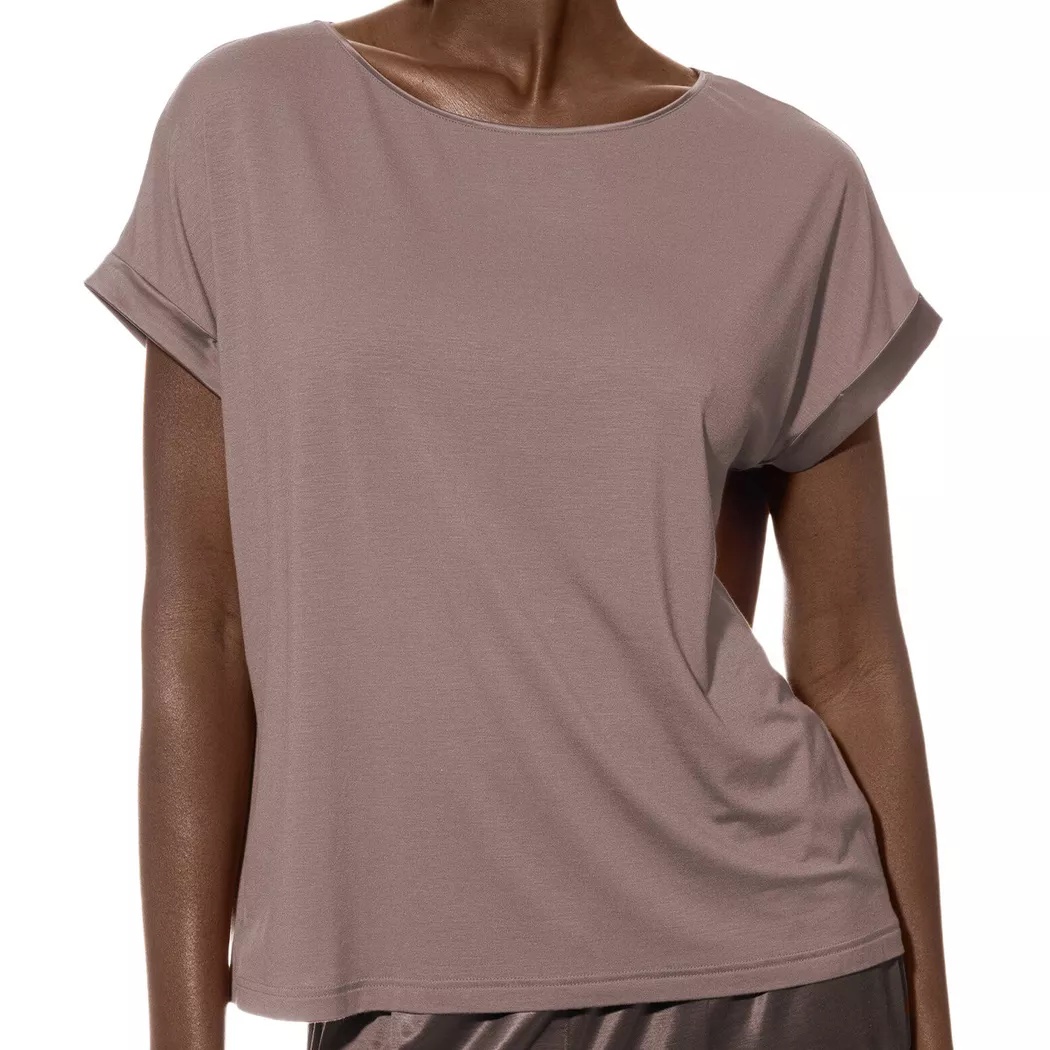 MEY Camiseta PURE CHIC milk n coffee marrón claro | XXL