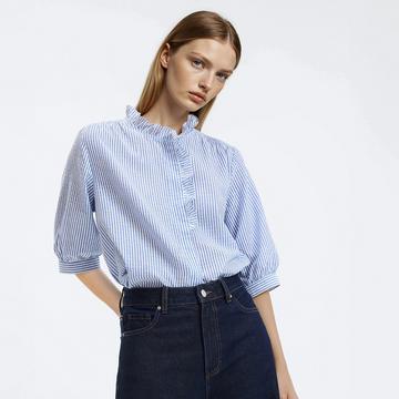 Blouse coton rayé