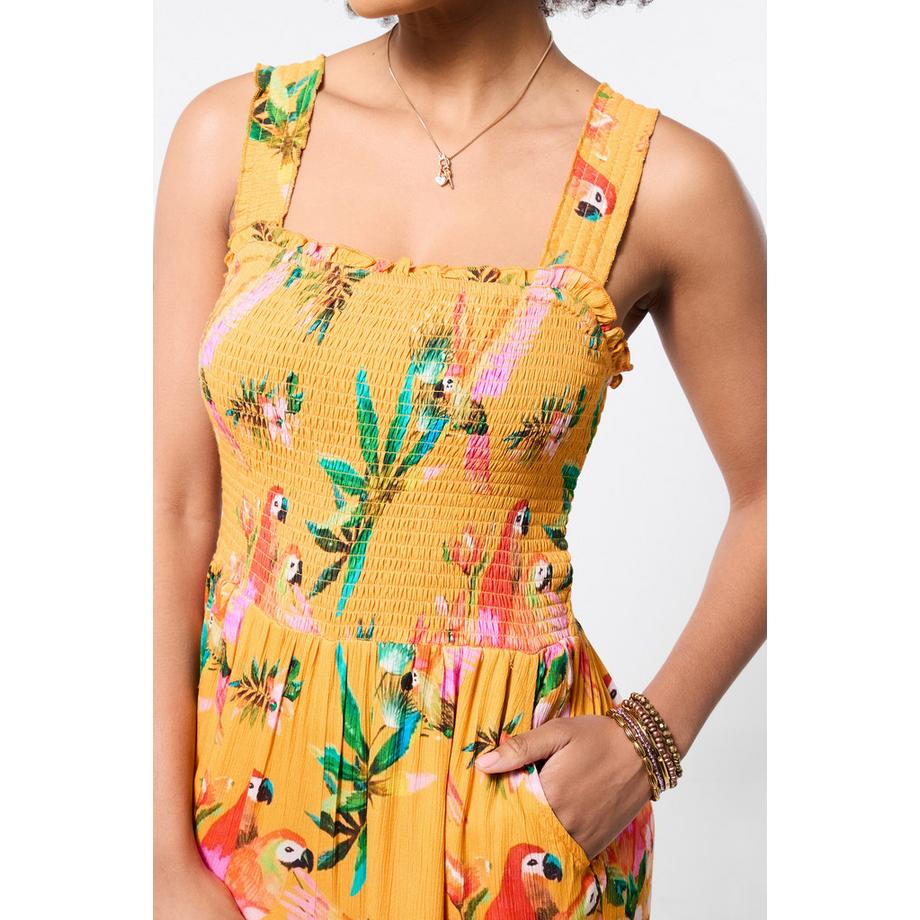Joe Browns Combinaison Jambes Larges avec Imprimé Perroquet  