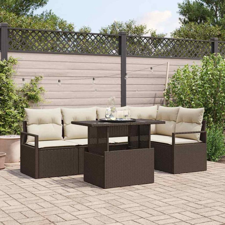 VidaXL Divano da giardino Polyrattan  
