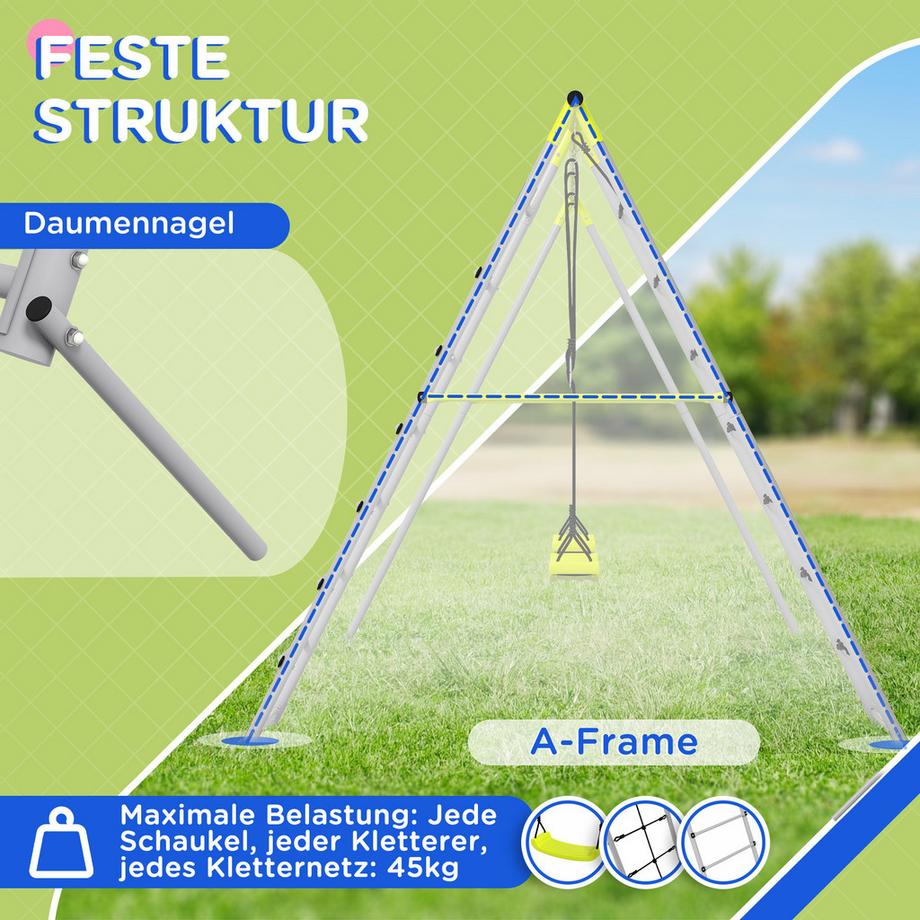 Outsunny Balançoire pour enfants  