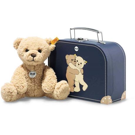 Steiff  Ours Teddy Steiff Ben dans une valise - 21 cm 