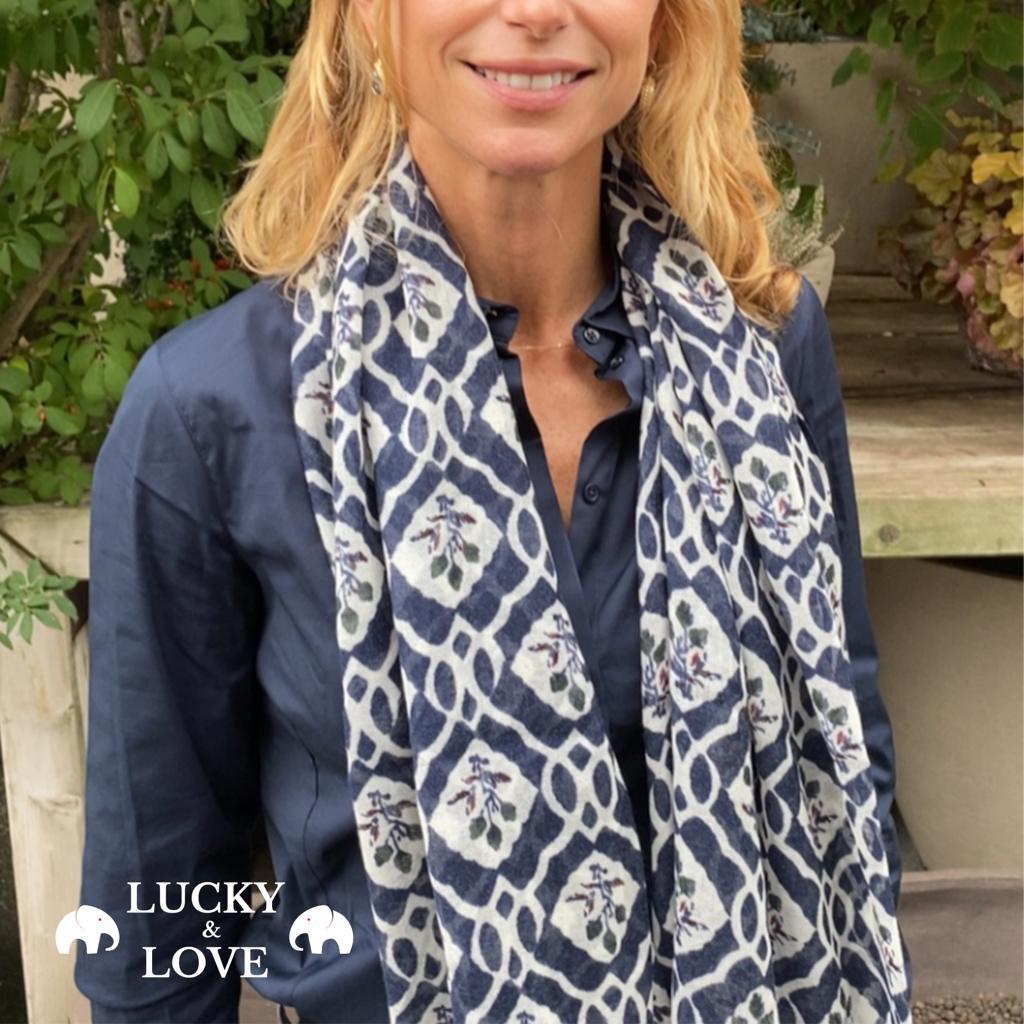 LUCKY & LOVE Manaslu Echarpe en mérinos  