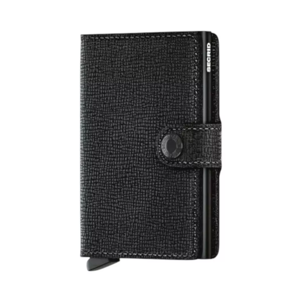 Secrid 4-6 Cards & Notes - Mini Wallet Stitch - Crisple Black - Black - 731676 - 8718215281085