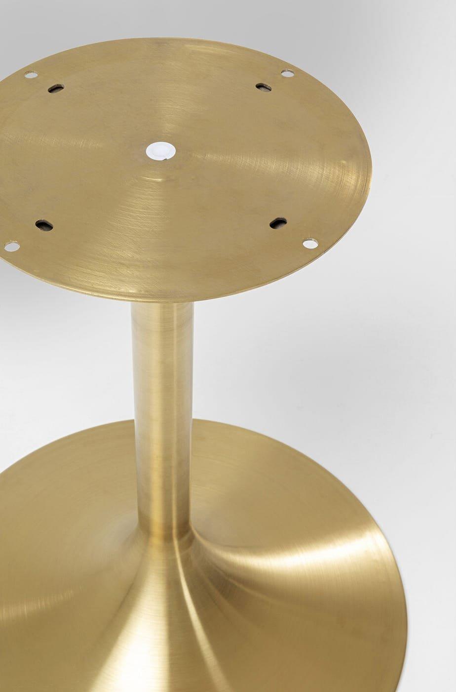 KARE Design Tischgestell Invitation Messing rund 60  