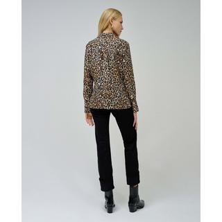 Salsa Langarm Leopardenmuster Bluse  