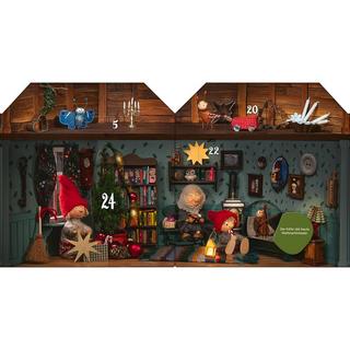 Calendrier de l'Avent dans la maison des lutins Kaden, Outi; Scheffner, Robert (Fotografie) Couverture rigide 