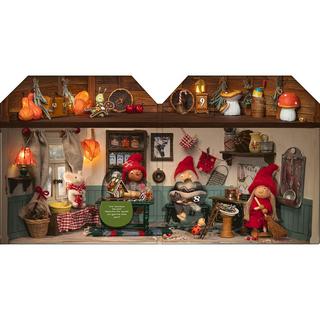 Calendrier de l'Avent dans la maison des lutins Kaden, Outi; Scheffner, Robert (Fotografie) Couverture rigide 