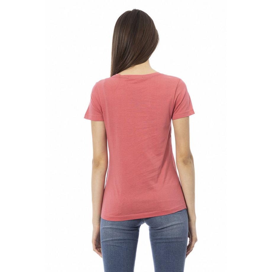 TRUSSARDI T-shirt avec imprimé oiseau tropical  