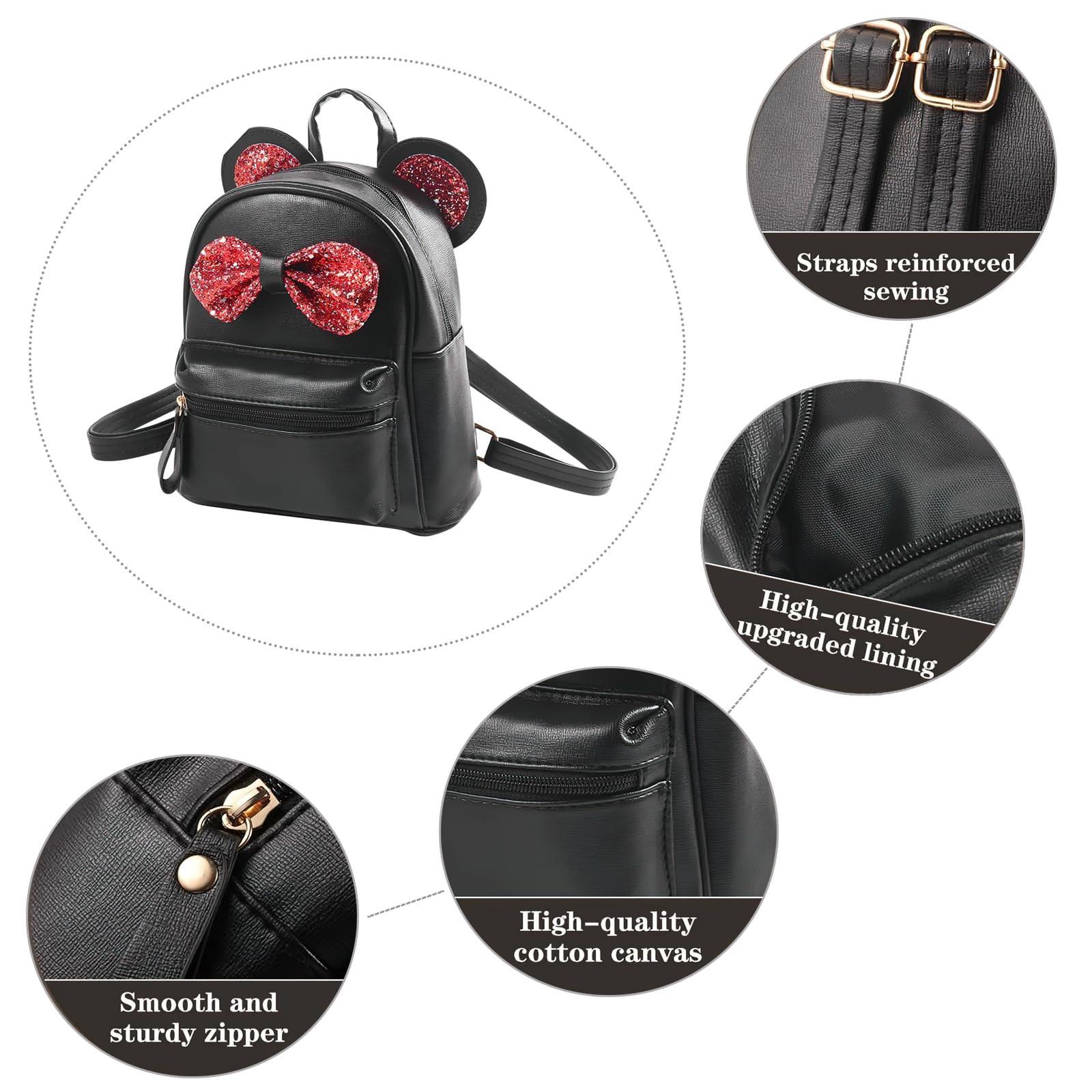 Only-bags.store Niedlicher Fliege Mini Leichter Schulrucksack mit Schlüsselanhänger Daypack  