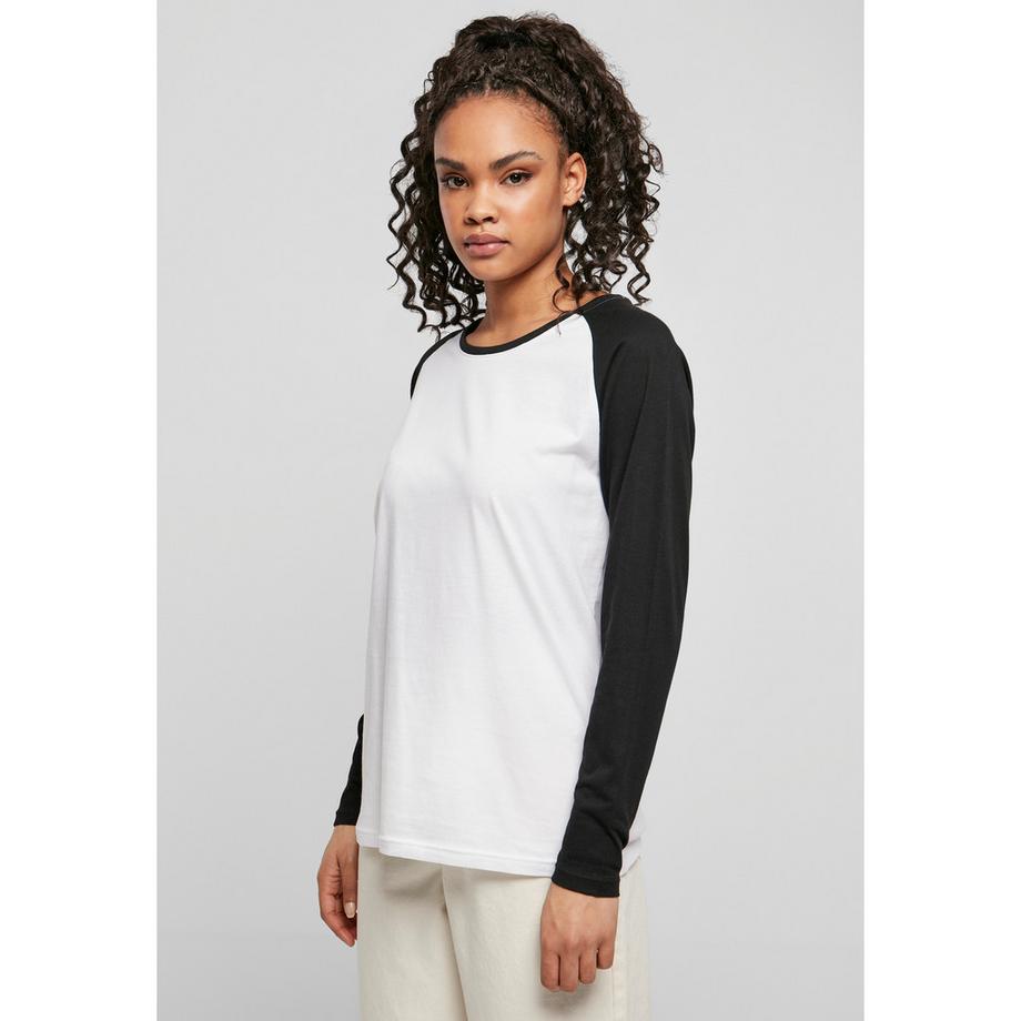 URBAN CLASSICS Contrast Raglan T-Shirt Manches Longues  